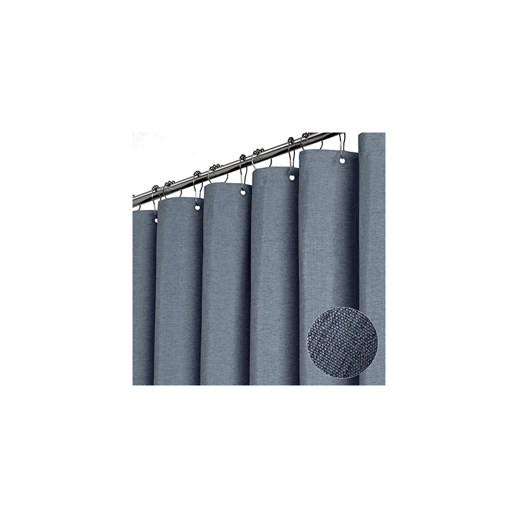 Gomez Quest Linen Co. Premium Shower Curtain Navy