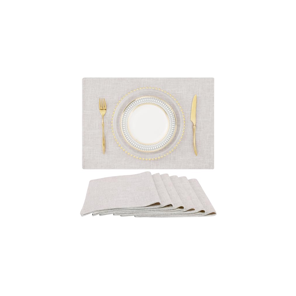 Gomez Quest Linen Co. Travel Placemats Natural