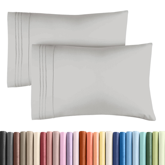 Linen Pillowcase Set King Sage product photo