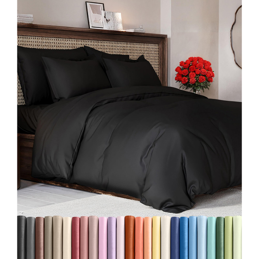 Gomez Quest Linen Co. Assorted Duvet Cover Navy