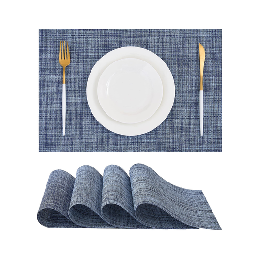 Gomez Quest Linen Co. Matte Placemats Navy