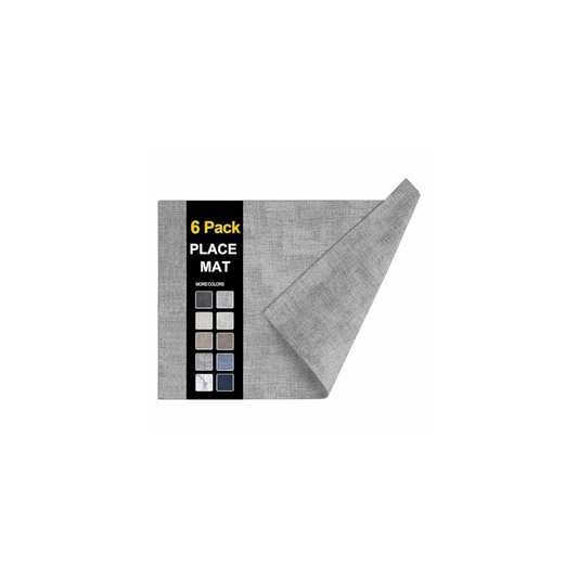 Gomez Quest Linen Co. Multi Pack Placemats Black