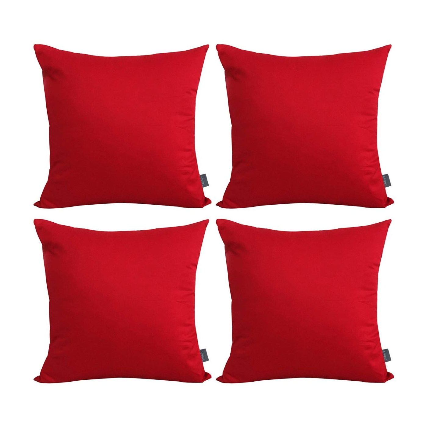 Cotton Throw Pillow Cover Solid product photo