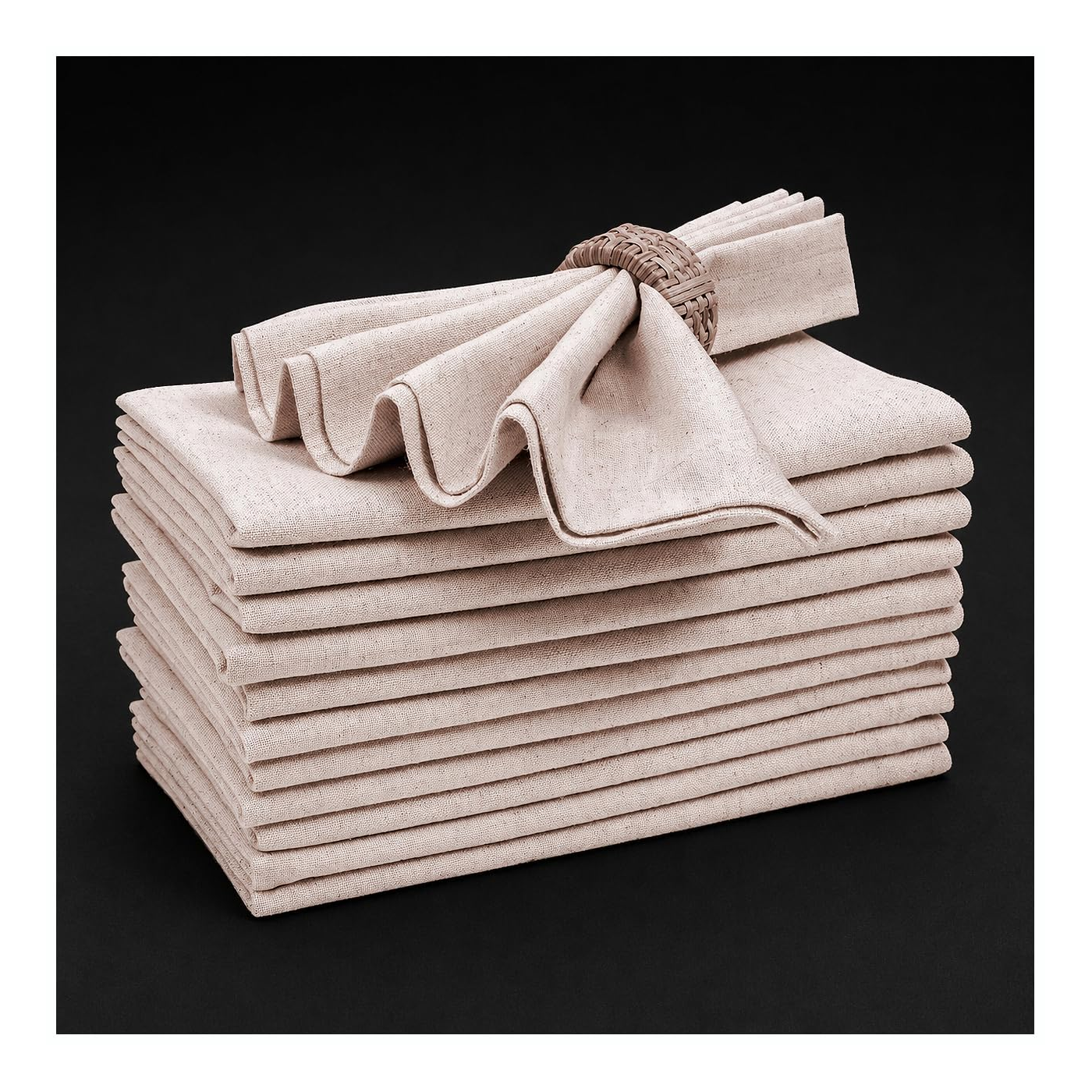 Linen Napkin Set of 6 Charcoal product photo