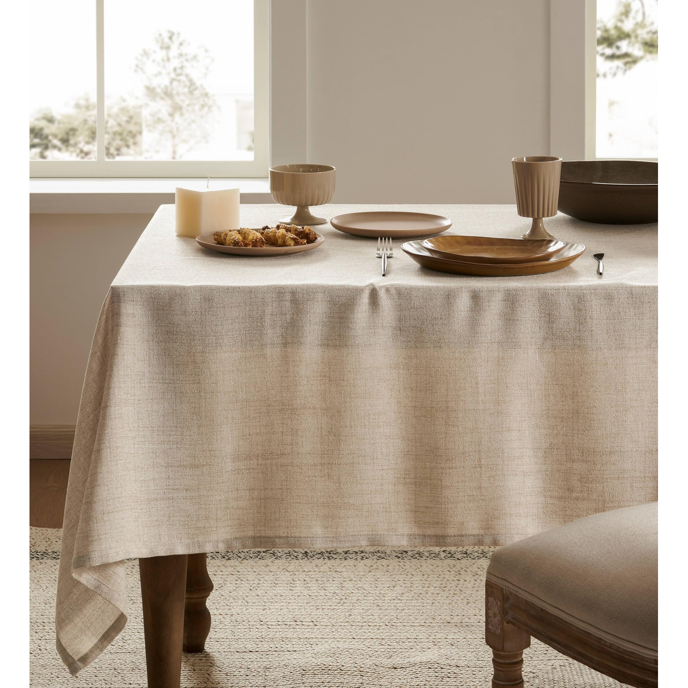 Linen Tablecloth 52x70 product photo